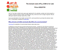Tablet Screenshot of afll.com